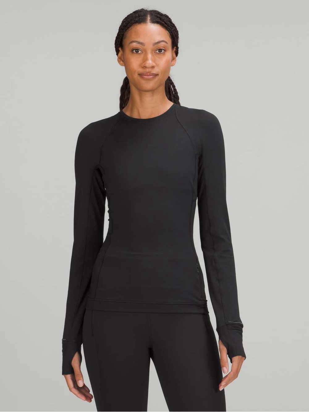 322. Lululemon Its Rulu Run Long Sleeve Shirt
Black size 2